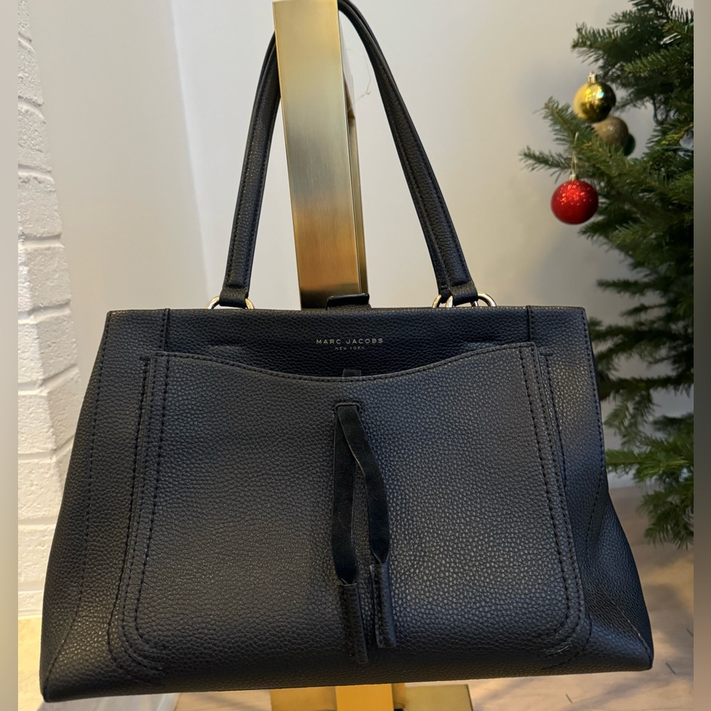 Marc Jacobs Maverick Leather Black Tote